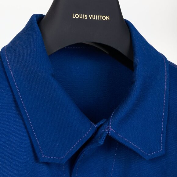 Louis Vuitton Staples Edition DNA Denim Cobalt Blue Jacket - Picture 4 of 15